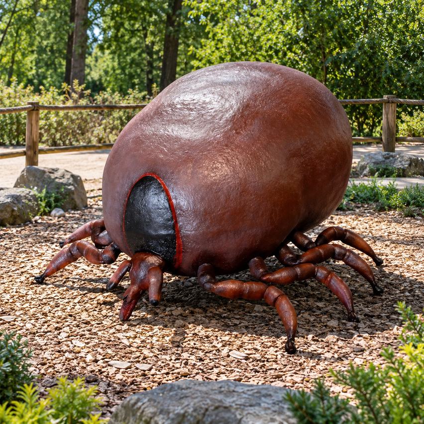 Gigantyczny kleszcz  do ogrodu botanicznego 220 cm